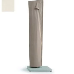 Weishäupl Parasols Housse De Protection Pour Parasol Déporté Tissus Gris -Tapis extérieur Soldes housse de protection pour parasol deporte tissus beige
