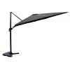 Concept Usine Parasols PALATINO - Parasol Déporté Et Rotatif 3x3m Gris -Tapis extérieur Soldes palatino parasol deporte et rotatif 3x3m gris