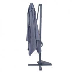 Concept Usine Parasols PALATINO - Parasol Déporté Et Rotatif 3x3m Gris -Tapis extérieur Soldes palatino parasol deporte et rotatif 3x3m gris 4