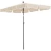 Tectake Parasols Parasol 200 X 125 Cm Beige -Tapis extérieur Soldes parasol 200 x 125 cm beige