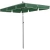 Tectake Parasols Parasol 200 X 125 Cm Vert -Tapis extérieur Soldes parasol 200 x 125 cm vert