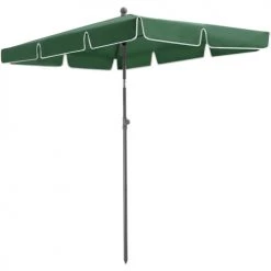 Tectake Parasols Parasol 200 X 125 Cm Vert