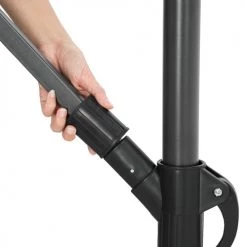 Tectake Parasols Parasol 350 Cm Avec Housse De Protection Beige -Tapis extérieur Soldes parasol 350 cm avec housse de protection beige 4