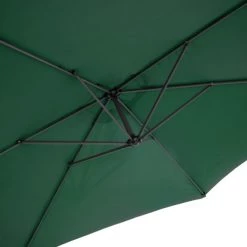 Tectake Parasols Parasol 350 Cm Avec Housse De Protection Vert -Tapis extérieur Soldes parasol 350 cm avec housse de protection vert 5