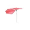 Oviala Parasols Parasol Clic Clac Des Plages En Acier Rose -Tapis extérieur Soldes parasol clic clac des plages en acier rose