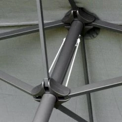 Outsunny Parasols Parasol De Jardin XXL à Manivelle Acier Polyester Haute Densité Gris -Tapis extérieur Soldes parasol de jardin xxl a manivelle acier polyester haute densite gris 5