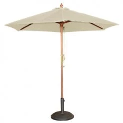 Bolero Parasols Parasol De Terrasse écru à Poulie Diamètre 3 M