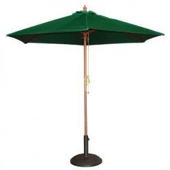 Bolero Parasols Parasol De Terrasse Vert à Poulie De 3 M