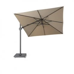 Arbonie Parasols Parasol Déporté 3x3m Taupe