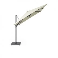 Arbonie Parasols Parasol Déporté 3x3m Taupe -Tapis extérieur Soldes parasol deporte 3x3m taupe 4