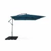 Alice's Garden Parasols Parasol Déporté Carré 3x3m Hardelot Bleu Canard -Tapis extérieur Soldes parasol deporte carre 3x3m hardelot bleu canard