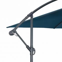 Alice's Garden Parasols Parasol Déporté Carré 3x3m Hardelot Bleu Canard -Tapis extérieur Soldes parasol deporte carre 3x3m hardelot bleu canard 4