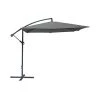 Cémonjardin Parasols Parasol Déporté Carré Anthracite En Polyester -Tapis extérieur Soldes parasol deporte carre anthracite en polyester