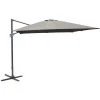 Proloisirs Parasols Parasol Déporté En Aluminium 3x4m Dom Taupe -Tapis extérieur Soldes parasol deporte en aluminium 3x4m dom taupe 1