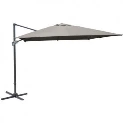 Proloisirs Parasols Parasol Déporté En Aluminium 3x4m Dom Taupe