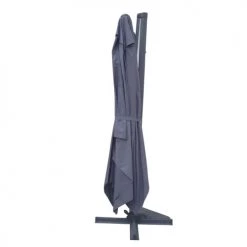 Concept Usine Parasols Parasol Déporté Et Rotatif 3 X 4 M Gris -Tapis extérieur Soldes parasol deporte et rotatif 3 x 4 m gris 5