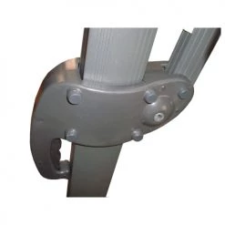 Concept Usine Parasols Parasol Déporté Et Rotatif D 3,5 M Gris -Tapis extérieur Soldes parasol deporte et rotatif d 3 5 m gris 2