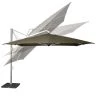 Platinum Parasols Parasol Déporté Inclinable 4x3m Manhattan (gris Clair)