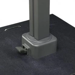 Platinum Parasols Parasol Déporté Inclinable 4x3m Manhattan (gris Clair) -Tapis extérieur Soldes parasol deporte inclinable 4x3m manhattan gris clair 8