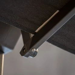 Platinum Parasols Parasol Déporté Inclinable 4x3m Manhattan (gris Clair) -Tapis extérieur Soldes parasol deporte inclinable 4x3m manhattan gris clair 9