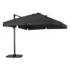 Kerama Parasols Parasol Déporté Inclinable Gris Anthracite D3m -Tapis extérieur Soldes parasol deporte inclinable gris anthracite d3m