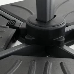 Kerama Parasols Parasol Déporté Inclinable Marron D3m -Tapis extérieur Soldes parasol deporte inclinable marron d3m 4