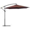 Outsunny Parasols Parasol Déporté Octogonal Chocolat 1 Outsunny Parasols Parasol Déporté Octogonal Chocolat -Tapis extérieur Soldes parasol deporte octogonal chocolat
