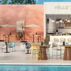 Maisons Du Monde Parasols Parasol Déporté Professionnel En Aluminium Avec Pied Imitation Bois, Toile écru 3m X 3m -Tapis extérieur Soldes parasol deporte professionnel en aluminium avec pied imitation bois toile ecru 3m x 3m 1000 4 32 218726 2