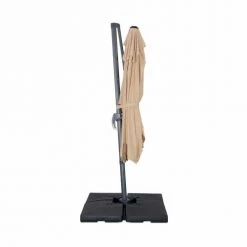 Alice's Garden Parasols Parasol Déporté Rectangulaire 2x3m Beige -Tapis extérieur Soldes parasol deporte rectangulaire 2x3m beige 2