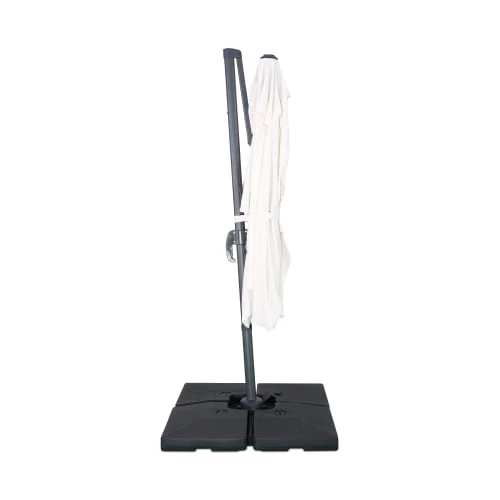 Alice's Garden Parasols Parasol Déporté Rectangulaire 2x3m écru 5 Alice's Garden Parasols Parasol Déporté Rectangulaire 2x3m écru – Image 3