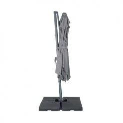 Alice's Garden Parasols Parasol Déporté Rectangulaire 2x3m Gris 11 Alice's Garden Parasols Parasol Déporté Rectangulaire 2x3m Gris -Tapis extérieur Soldes parasol deporte rectangulaire 2x3m gris 3