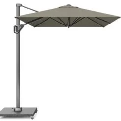 Platinum Parasols Parasol Déporté Rectangulaire 3x2 M Simple Inclinaison Anthracite -Tapis extérieur Soldes parasol deporte rectangulaire 3x2 m simple inclinaison taupe