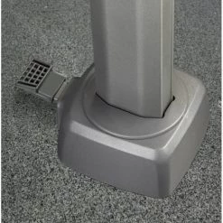 Platinum Parasols Parasol Déporté Rond 3,5 M Faded Black (gris) -Tapis extérieur Soldes parasol deporte rond 3 5 m faded black gris 4