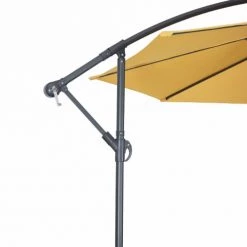 Alice's Garden Parasols Parasol Déporté Rond Hardelot ⌀ 350cm Moutarde 12 Alice's Garden Parasols Parasol Déporté Rond Hardelot ⌀ 350cm Moutarde -Tapis extérieur Soldes parasol deporte rond hardelot 350cm moutarde 4