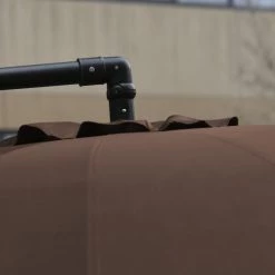 Outsunny Parasols Parasol Déporté Rond Inclinable Chocolat 12 Outsunny Parasols Parasol Déporté Rond Inclinable Chocolat -Tapis extérieur Soldes parasol deporte rond inclinable chocolat 4