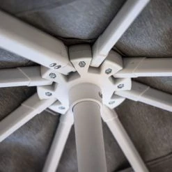 Platinum Parasols Parasol Déporté Rotatif 3x3m Double Inclinaison Manhattan (gris Clair) -Tapis extérieur Soldes parasol deporte rotatif 3x3m double inclinaison manhattan gris clair 2