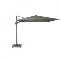 Platinum Parasols Parasol Déporté Rotatif 3x3m Double Inclinaison Toile 300gr Olive -Tapis extérieur Soldes parasol deporte rotatif 3x3m double inclinaison toile 300gr olive 2