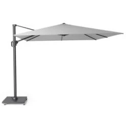 Platinum Parasols Parasol Déporté Rotatif 3x3m Simple Inclinaison Gris Clair -Tapis extérieur Soldes parasol deporte rotatif 3x3m simple inclinaison gris clair 5