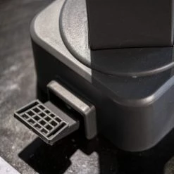 Platinum Parasols Parasol Déporté Rotatif 4x3m Structure Chêne Faded Black (gris) -Tapis extérieur Soldes parasol deporte rotatif 4x3m structure chene faded black gris 3