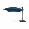 Alice's Garden Parasols Parasol Déporté Solaire Led 3x4m Luce Bleu Canard -Tapis extérieur Soldes parasol deporte solaire led 3x4m luce bleu canard