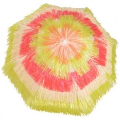Homcom Parasols Parasol Design Hawaï Multicolore -Tapis extérieur Soldes parasol design hawai multicolore 5