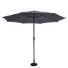Concept Usine Parasols Parasol Droit D 2,7 M Gris -Tapis extérieur Soldes parasol droit d 2 7 m gris