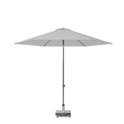 Platinum Parasols Parasol Droit Diamètre 2,5m Anthracite -Tapis extérieur Soldes parasol droit diametre 2 5m gris clair