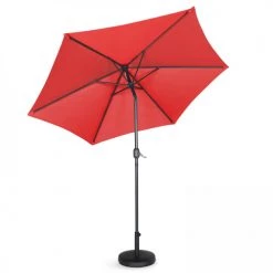 Tapis extérieur Soldes -Tapis extérieur Soldes parasol droit en aluminium rouge 1