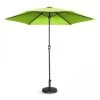 Oviala Parasols Parasol Droit En Aluminium Vert -Tapis extérieur Soldes parasol droit en aluminium vert 2