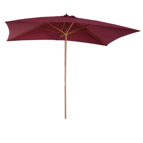 Outsunny Parasols Parasol Droit Rectangulaire Bordeaux 3 Outsunny Parasols Parasol Droit Rectangulaire Bordeaux