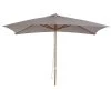 Outsunny Parasols Parasol Droit Rectangulaire Gris
