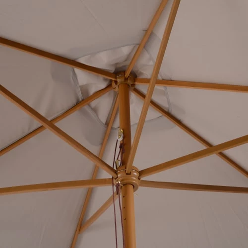 Outsunny Parasols Parasol Droit Rectangulaire Gris 8 Outsunny Parasols Parasol Droit Rectangulaire Gris – Image 6