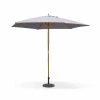 Alice's Garden Parasols Parasol Droit Rond 3m Beige - Mât En Bois -Tapis extérieur Soldes parasol droit rond 3m beige mat en bois