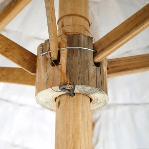 Maisons Du Monde Parasols Parasol En Sapin Et Fibre Végétale Tressée 5 Maisons Du Monde Parasols Parasol En Sapin Et Fibre Végétale Tressée – Image 3